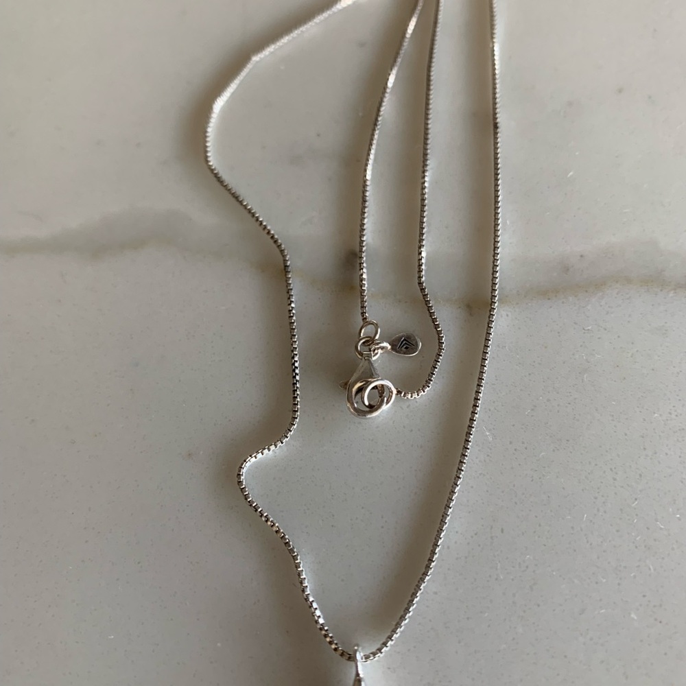 Silpada N2716 Teardrop .925 Sterling Silver Necklace - Picture 3 of 5